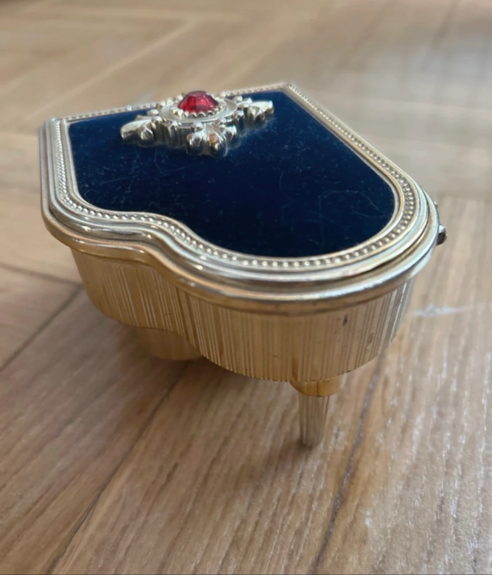 Caja de música vintage piano · joyero con espejo – photo 4